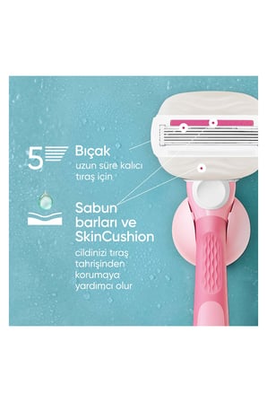 Venus ComfortGlide Sugarberry Kokulu Miami Kadın 3'lü Yedek Başlık