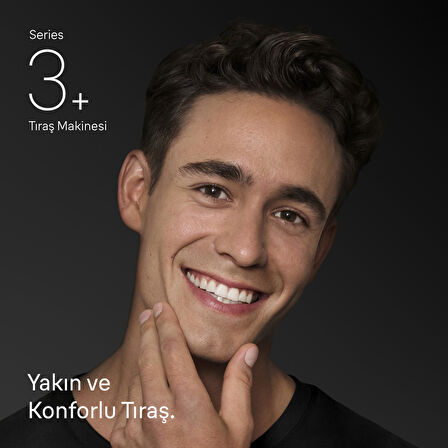 Braun Series 3+ Elektrikli Tıraş Makinesi, Kuru, 3000BT