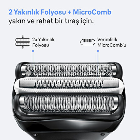 Braun Series 3+ Elektrikli Tıraş Makinesi, Kuru, 3000BT