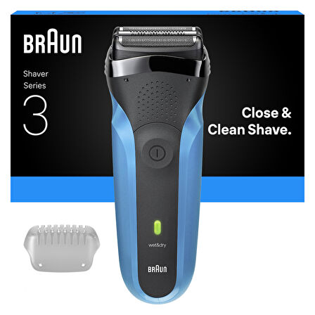 Braun Series 3 Elektrikli Tıraş Makinesi, Islak ve Kuru, 310S