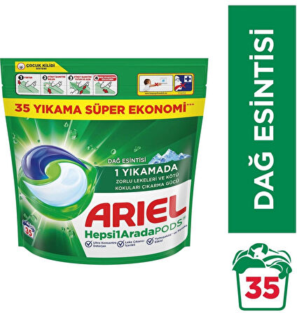 Ariel Oxi Pods Kapsül Çamaşır Deterjanı 35 li