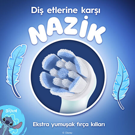 Oral-B iO Çocuk 6+ Stitch Diş Fırçası Yedek Başlığı 4 Adet