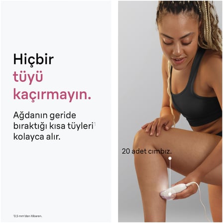 Braun Silk·épil 3 Kablolu Epilatör, Kalıcı Pürüzsüz Cilt, 3-033