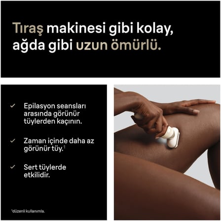 Braun Silk·épil 9 Flex Epilatör, Islak ve Kuru, Kalıcı Pürüzsüz Cilt, 9-030 3D