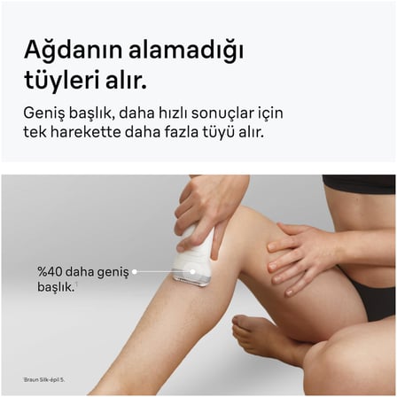 Braun Silk·épil 7 Epilatör, Islak ve Kuru, Kalıcı Pürüzsüz Cilt, 7-241