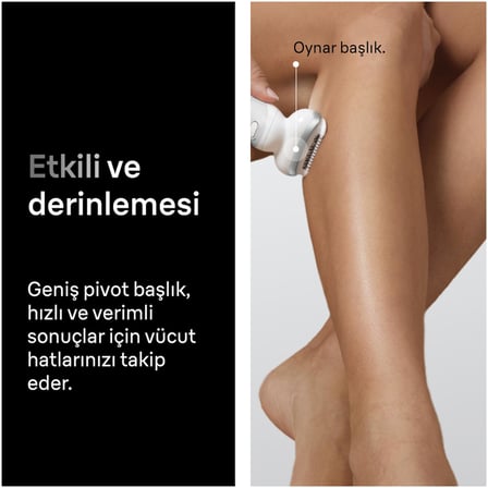 Braun Silk·épil 9 Epilatör, Islak ve Kuru, Kalıcı Pürüzsüz Cilt, 9-030