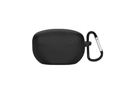 CaseOnn WF-1000XM5 Kılıf Askı Aparatlı Mat Silikon Siyah