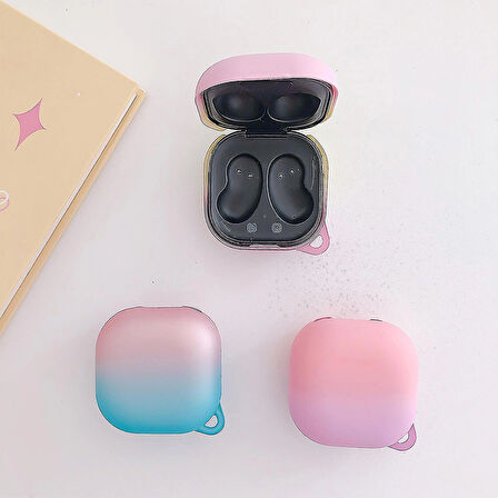 CaseOnn Samsung Galaxy Buds 2 - Buds 2 Pro Kılıf Duo Aurora Koruma Yeşil Sarı