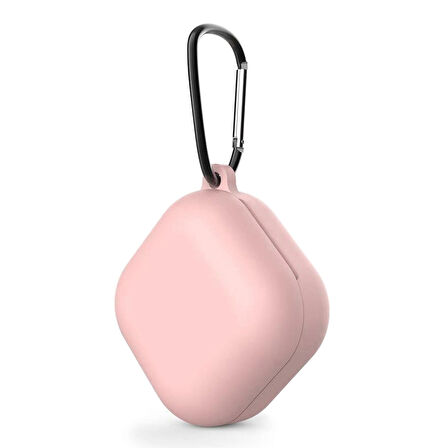CaseOnn Samsung Galaxy Buds FE - Buds Core Kılıf Askı Aparatlı Mat Silikon Pudra