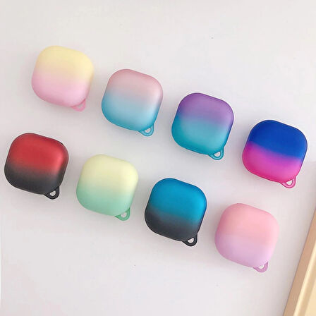 CaseOnn Samsung Galaxy Buds FE - Buds Core Kılıf Duo Aurora Koruma Pembe Sarı