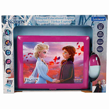 Eğitici Dizüstü LCD Ekran Disney Frozen İngilizce Türkçe Laptop