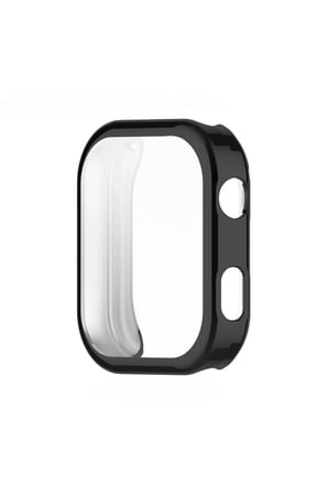 Xiaomi Redmi Watch 6 Kılıf Ekran Korumalı 360 Tam Koruma Siyah
