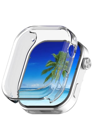 Xiaomi Redmi Watch 6 Kılıf Ekran Korumalı 360 Tam Koruma Şeffaf
