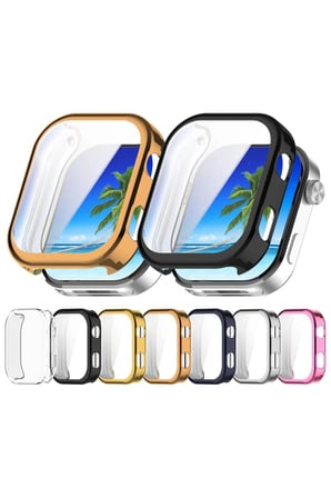 Xiaomi Redmi Watch 6 Kılıf Ekran Korumalı 360 Tam Koruma Şeffaf