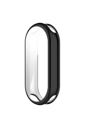 Xiaomi Smart Band 10 Kılıf Ekran Korumalı 360 Tam Koruma Siyah