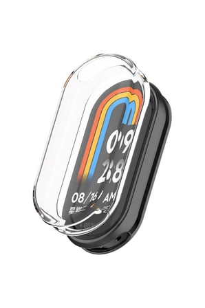 Xiaomi Smart Band 10 Kılıf Ekran Korumalı 360 Tam Koruma Şeffaf