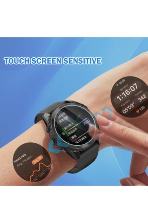 Garmin Fenix 8 43mm 9H Temperli Cam Ekran Koruyucu 2 Adet