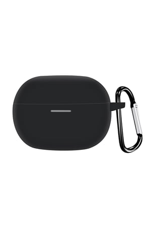CaseOnn Xiaomi Redmi Buds 6 Pro Kılıf Askı Aparatlı Mat Silikon Siyah