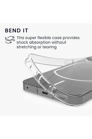 CaseOnn Nothing Phone 2 Kılıf Transparan Silikon Koruma Şeffaf