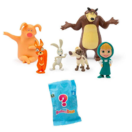 Masha&Bear S2 Masha ile Koca Ayı Süpriz Figür Paket ve Figür Seti