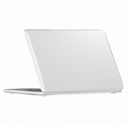 CaseOnn Apple Macbook Neo 13" İnç Uyumlu Kılıf A3404 (2026) Kristal Parlak Koruyucu Sert Kapak Şeffaf