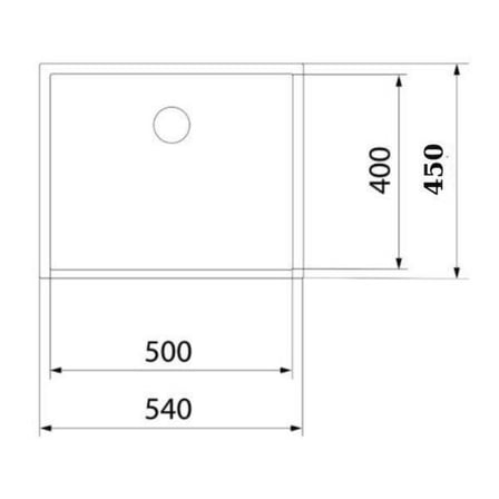 Gl General Neo 50 40X50 Antrasit Petek Dokulu Celik Mutfak Eviyesi 304 Paslanmaz Celik 1Mm