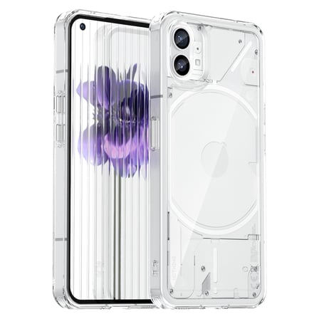 CaseOnn Nothing Phone (1) Kılıf Kamera Korumalı Darbe Emici Şeffaf Arka Kapak Tam Şeffaf