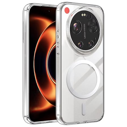 CaseOnn Xiaomi 17 Ultra Kılıf Kablosuz Şarj Özellikli Sararmaz Kristal Sert Kapak Şeffaf