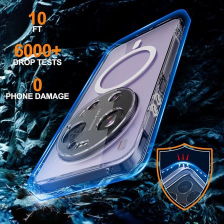 CaseOnn Xiaomi Poco X7 Pro Kılıf Kablosuz Şarj Özellikli Sararmaz Kristal Sert Kapak Şeffaf