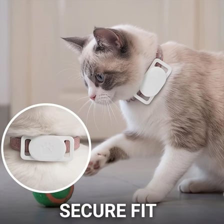 Caseonn Xiaomi Tag Kılıf Evcil Hayvan İ̇Çin Boyun Tasma Aparatı Siyah