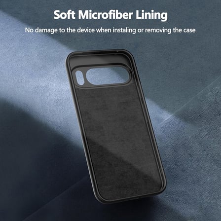 CaseOnn Google Pixel 10 Kılıf Kamera Korumalı Mikrofiber Astarlı Lansman Gri