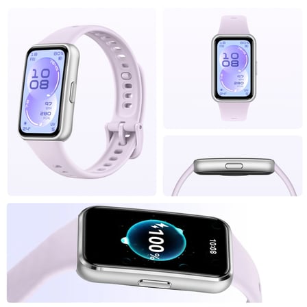 CaseOnn Huawei Band 11 Pro Kordon Tam Korumalı Spor Silikon Kordon Kayış Açık Yeşil