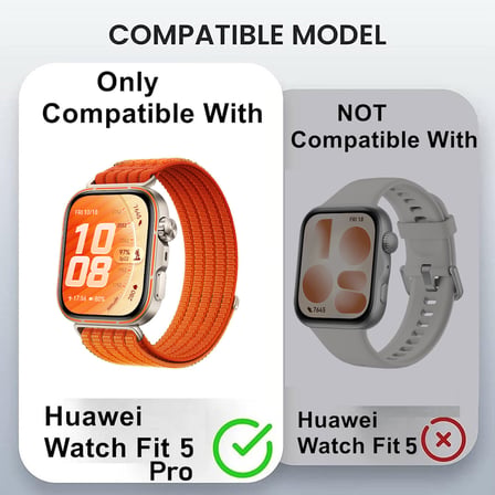CaseOnn Huawei Watch Fit 5 Pro Kılıf Ekran Korumalı 360 Tam Koruma Siyah
