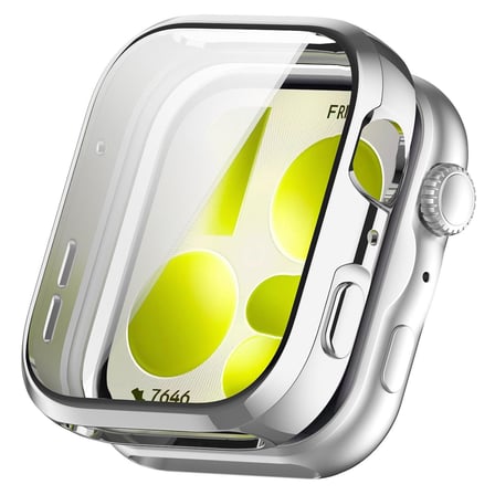 CaseOnn Huawei Watch Fit 5 Pro Kılıf Ekran Korumalı 360 Tam Koruma Gümüş