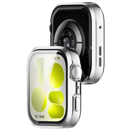 CaseOnn Huawei Watch Fit 5 Pro Kılıf Ekran Korumalı 360 Tam Koruma Gümüş