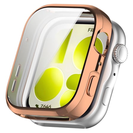 CaseOnn Huawei Watch Fit 5 Pro Kılıf Ekran Korumalı 360 Tam Koruma Rose Gold