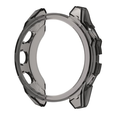 CaseOnn Garmin fenix 8 Pro – 51 mm, MicroLED Kılıf Darbeye Dayanıklı Kasa Koruyucu Esnek Silikon Füme