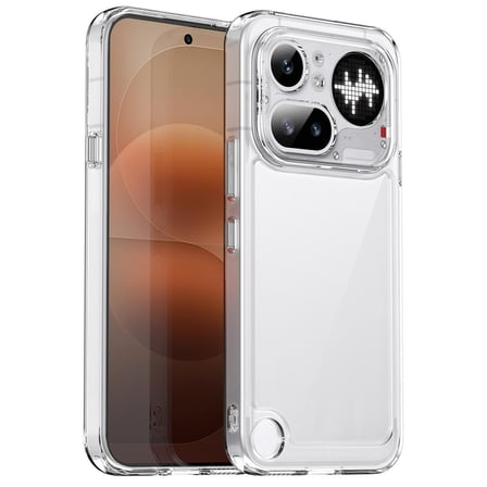CaseOnn Nothing Phone (4a) Pro Kılıf Kamera Korumalı Darbe Emici Şeffaf Arka Kapak Tam Şeffaf