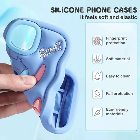 CaseOnn Apple iPhone 14 Pro Kılıf 3D Karakter Figürlü Stic Hamur Silikon