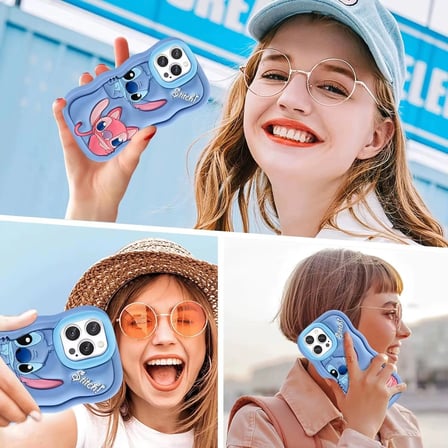 CaseOnn Apple iPhone XR Kılıf 3D Karakter Figürlü Stic Hamur Silikon