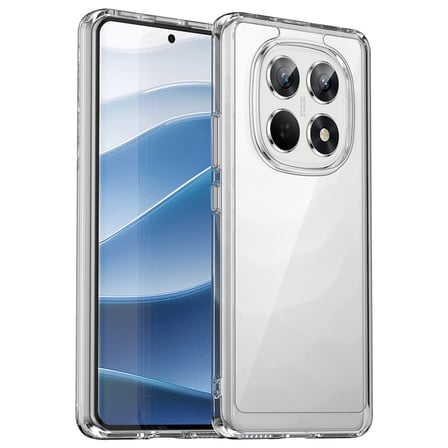 CaseOnn Xiaomi Redmi Note 15 Kılıf Kamera Korumalı Darbe Emici Şeffaf Arka Kapak Tam Şeffaf