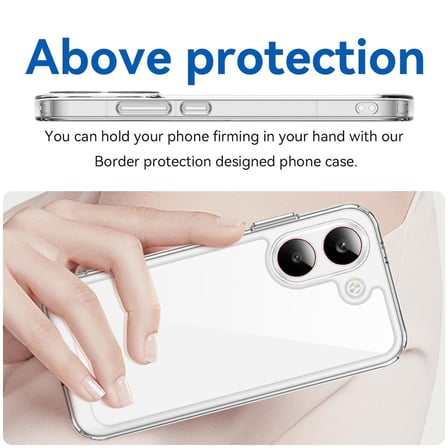 CaseOnn Xiaomi Poco X8 Pro Kılıf Kamera Korumalı Darbe Emici Şeffaf Arka Kapak Tam Şeffaf