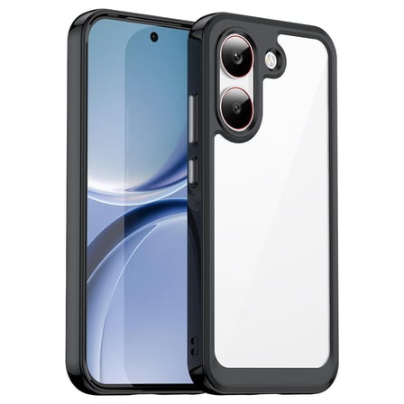 CaseOnn Xiaomi Poco X8 Pro Kılıf Kamera Korumalı Darbe Emici Şeffaf Arka Kapak Siyah