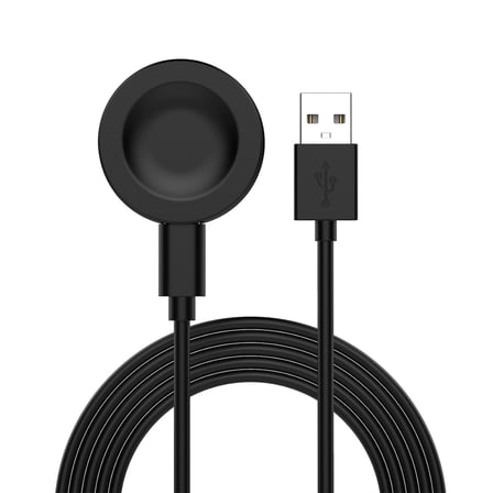 CaseOnn Huawei Watch GT 5 Pro 46mm Manyetik USB Hızlı Şarj Kablosu Siyah