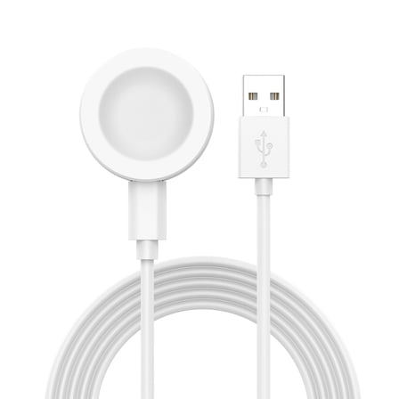 CaseOnn Huawei Watch Ultimate 2 Manyetik USB Hızlı Şarj Kablosu Beyaz