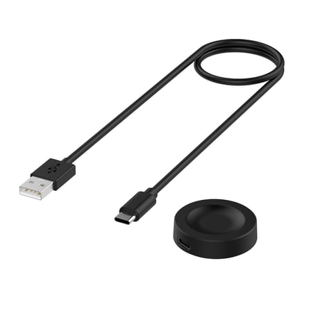 CaseOnn Huawei Watch Fit 4 Manyetik USB Hızlı Şarj Kablosu Siyah