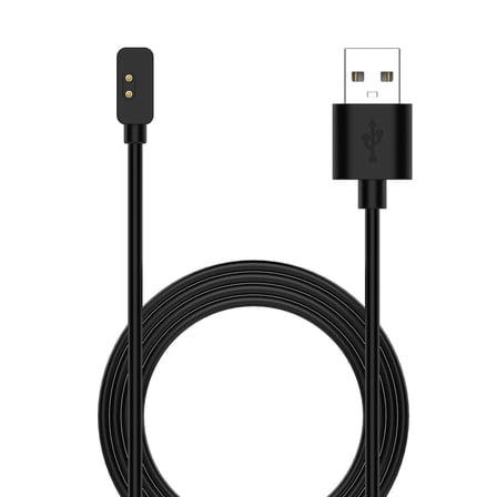 CaseOnn Xiaomi Redmi Watch 2 Lite Manyetik USB Hızlı Şarj Kablosu Siyah