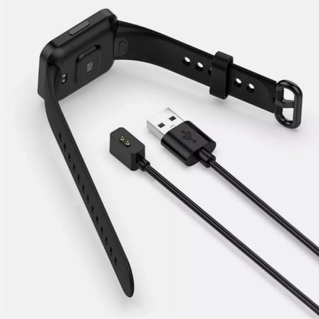 CaseOnn Xiaomi Redmi Watch 2 Lite Manyetik USB Hızlı Şarj Kablosu Siyah
