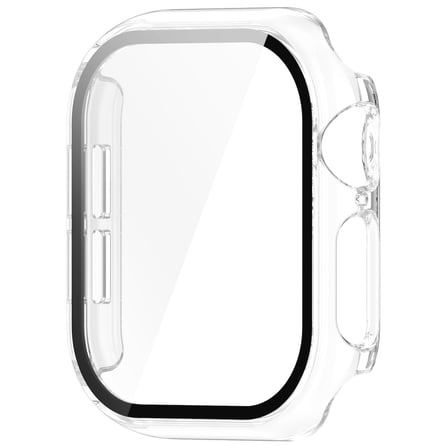 CaseOnn Apple Watch Series 10 42mm Kılıf Tam Korumalı Ekran Koruyuculu Sert Bumper Kasa Şeffaf