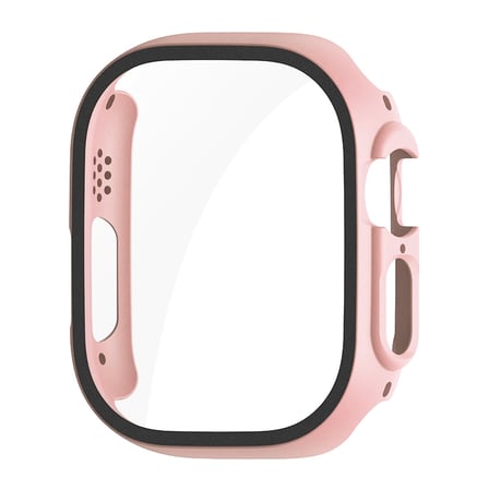 CaseOnn Apple Watch Ultra 3 49mm Kılıf Tam Korumalı Ekran Koruyuculu Sert Bumper Kasa Rose Gold
